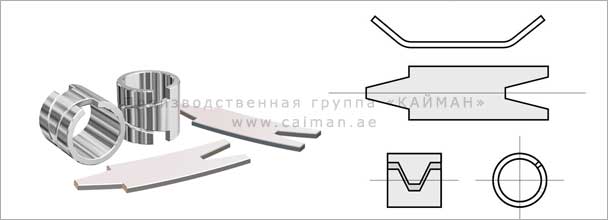 Скоба ленточная Ласточкин хвост